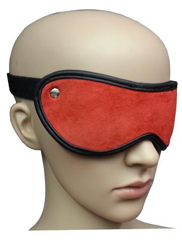 Bondage Designer Leder Augenmaske Augenbinde rot