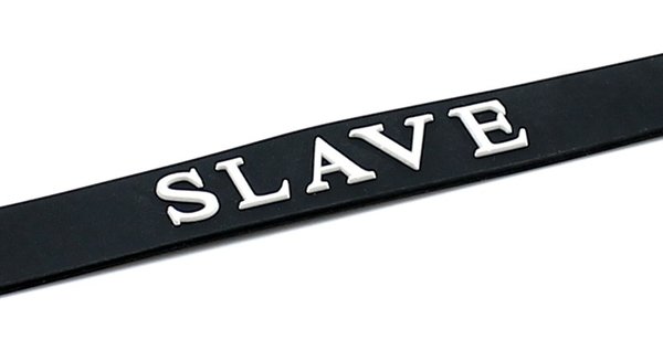 Bondage Silikon Halsband Slave