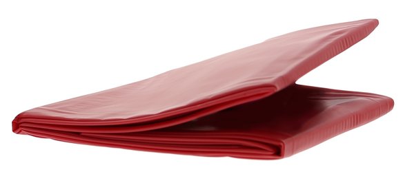 Vinyl Bettlaken Schutz PVC Schutzmatte rot
