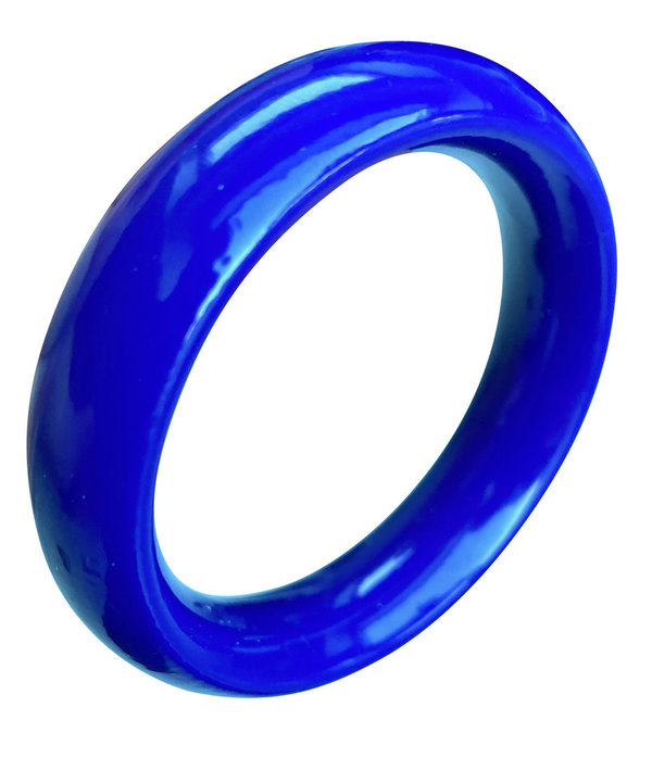 45mm Aluminium Donut Cockring Penisring blau
