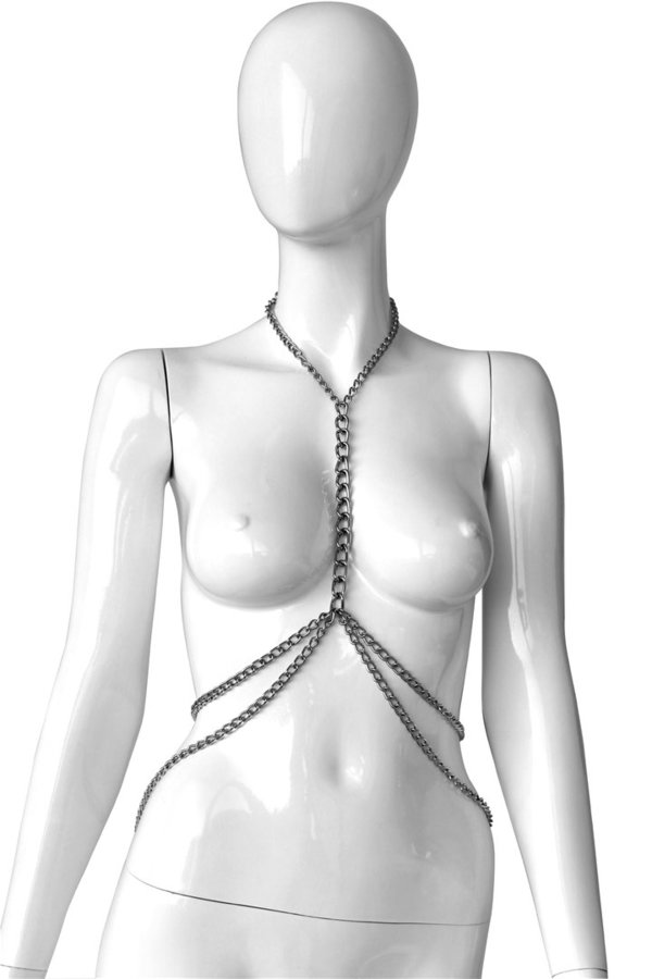 BDSM Damen Taillenketten mit Halskette